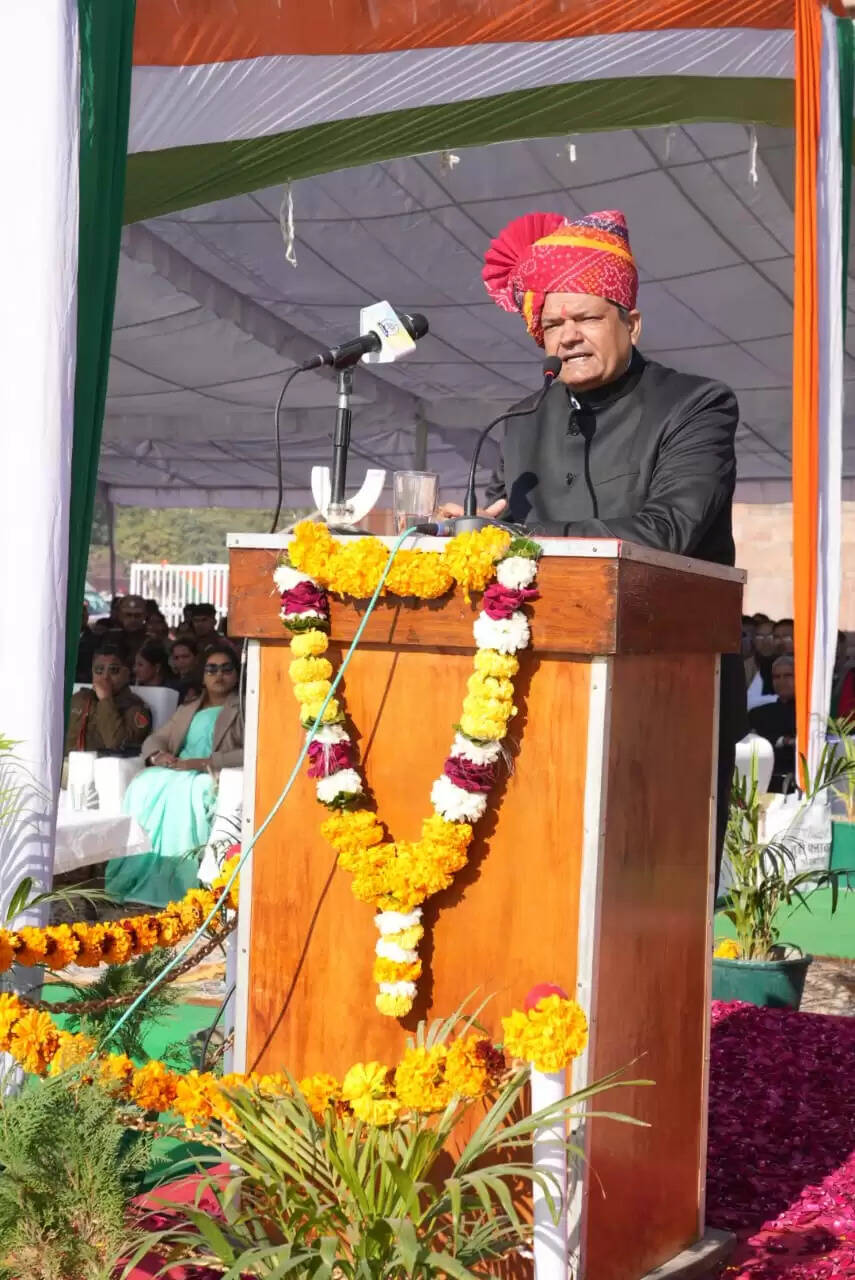 Bikaner : मंत्री सुमित गोदारा ने ध्वजारोहण कर कही खास बातें, प्रतिभाओं का हुआ सम्मान