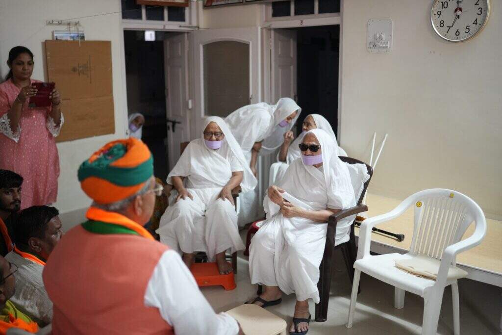 NOKHA : जिले के इकलौते कांग्रेस विधायक के इलाके में भाजपा प्रत्याशी का जोरदार स्वागत