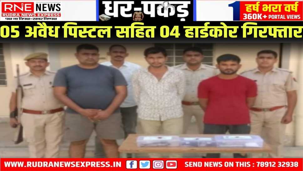बीकानेर: 24 मुकदमों वाला अशोक सोनी, 18 केस वाला आमीन, विकास सारण, रामचंद्र खीचड़ पुलिस गिरफ्त में