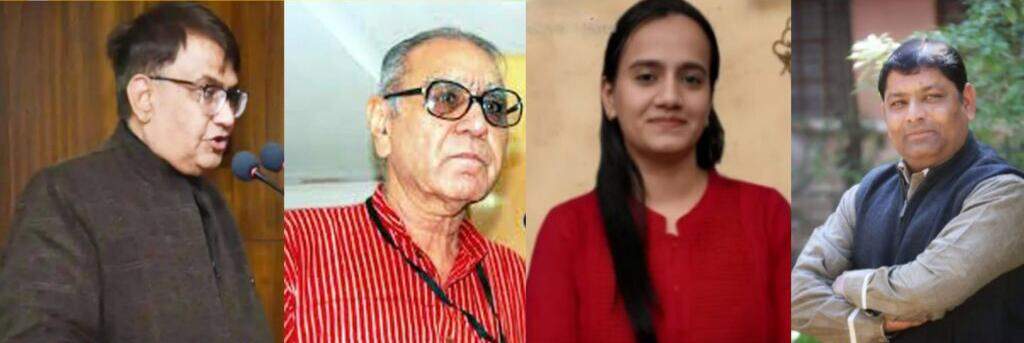 बीकानेर से डॉक्टर नंदकिशोर आचार्य, मधु आचार्य, बृजरतन जोशी, सोनाली सुथार भागीदार
