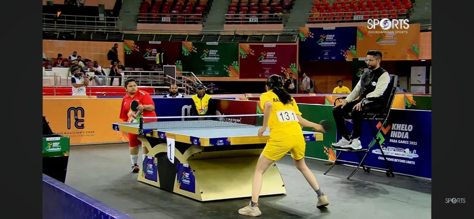 Table Tennis : गुजरात की कल्पना को हराकर बीकानेर की खुशी ने कांस्य पदक जीता