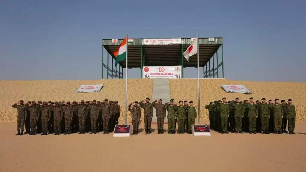 ‘DHARMA GUARDIAN’ : भारत की राजपूताना राइफल्स, जापान की 34वीं इन्फेंट्री के 40-40 सैनिक महाजन पहुंचे