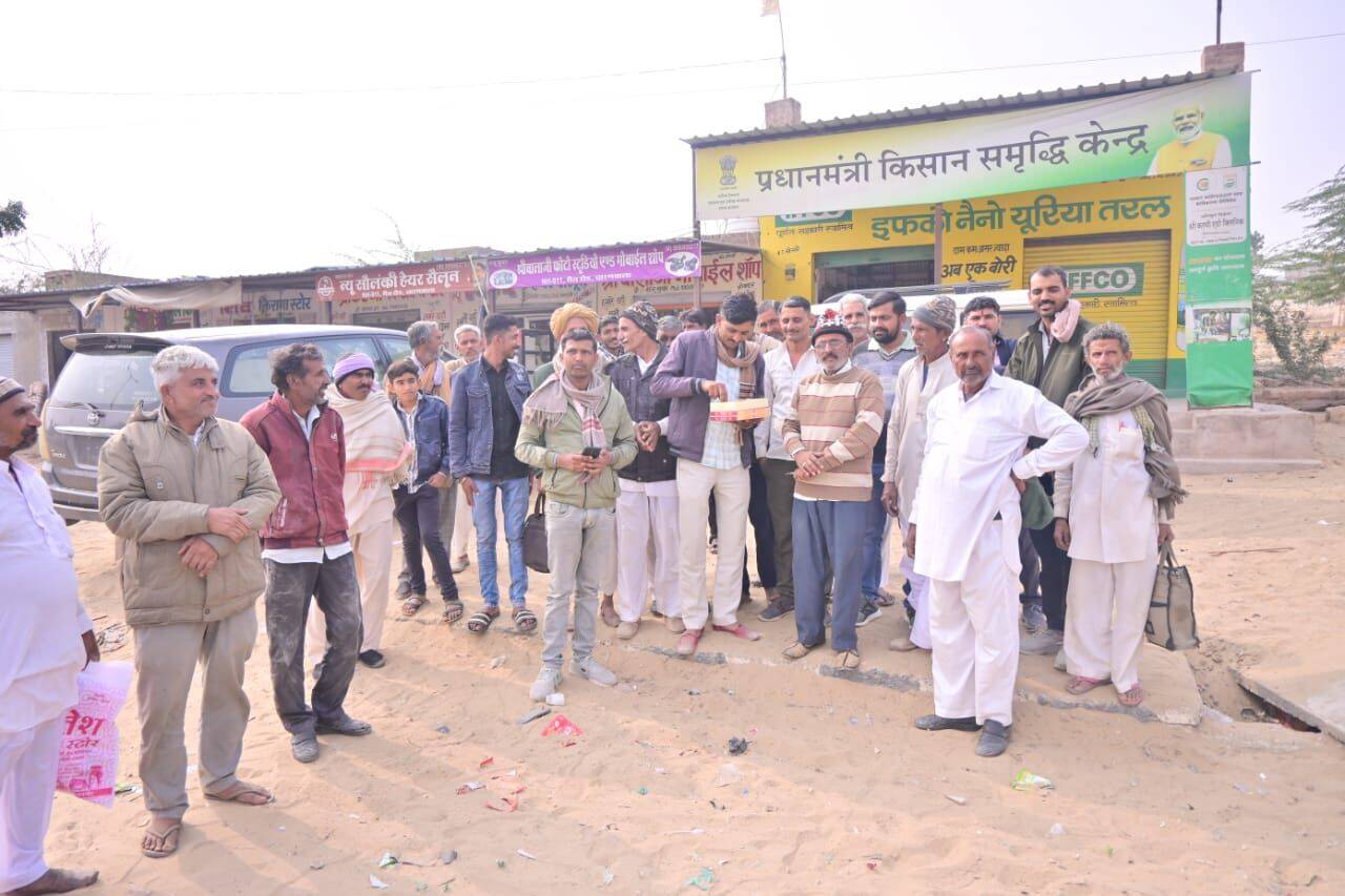 Kolayat : चारणवाला में GSS स्वीकृत होने पर खुशियां विधायक भाटी का आभार जताया