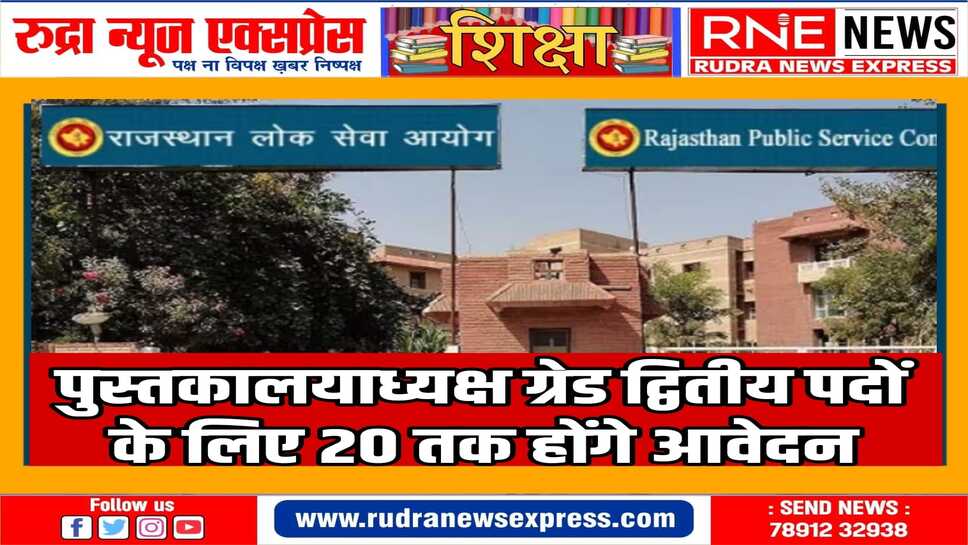 योग्य अभ्यर्थी 20 मार्च को रात्रि 12 बजे तक ऑनलाइन आवेदन कर सकते हैं