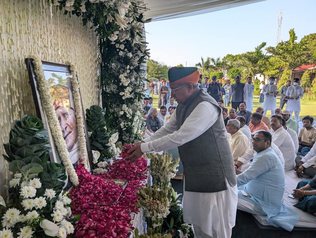कानून मंत्री अर्जुनराम मेघवाल ने की सीएम भजनलाल से मुलाकात, प्रदेश के विकास व अन्य विकास योजनाओं पर हुई बात