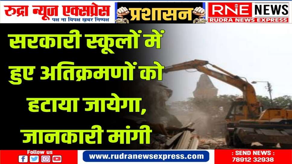 राज्य सरकार अतिक्रमण को लेकर गम्भीर