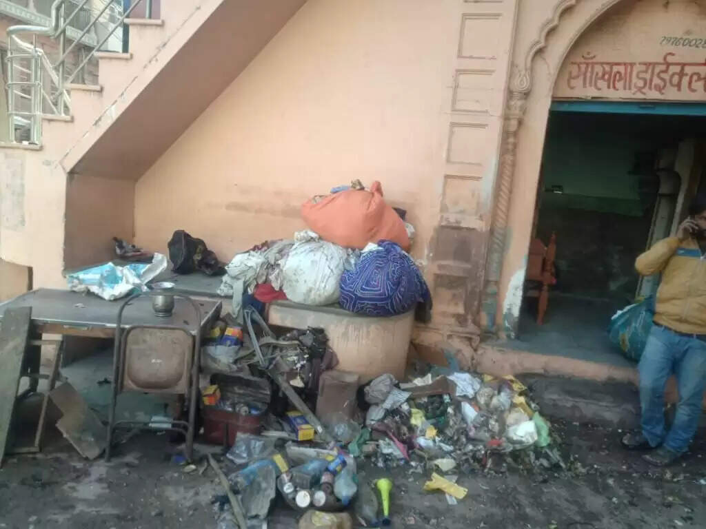 बीकानेर शहर परकोटे में इस जगह लगी आग, ये हुआ खाक