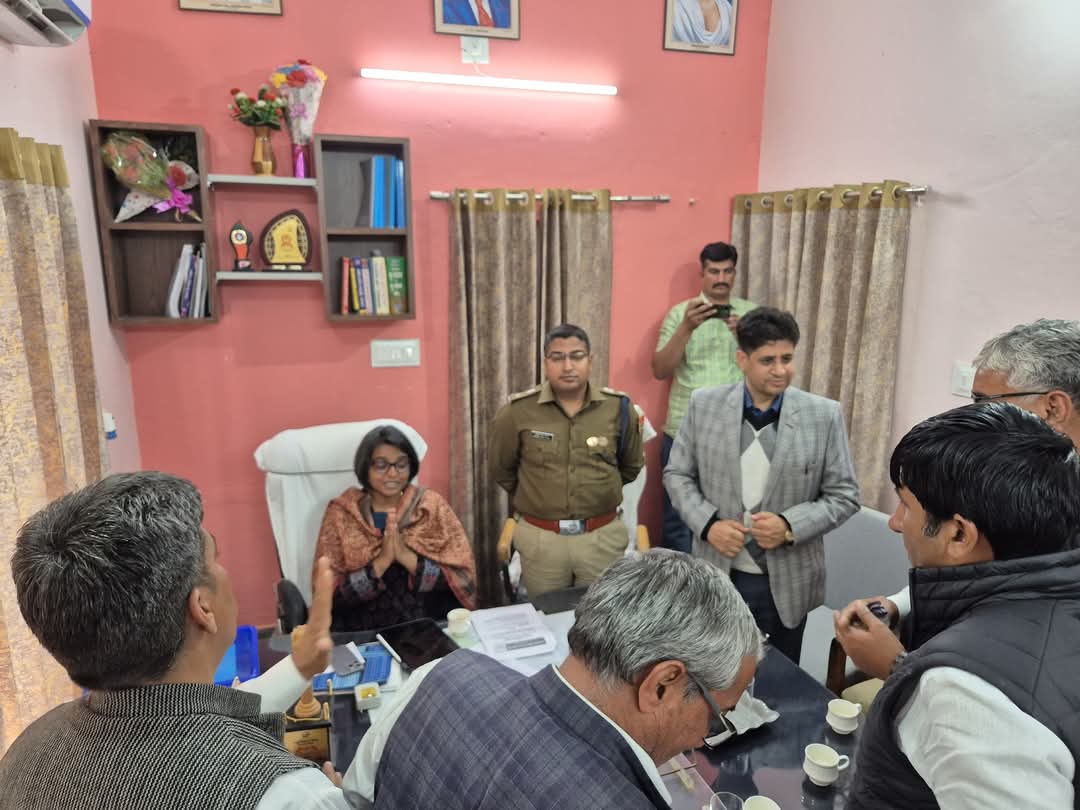 Bikaner : लूणकरणसर में चक्काजाम का आह्वान, हालात देखने पहुंचे कलेक्टर-एसपी
