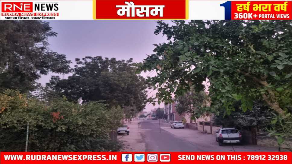 मौसम :  सुबह आज भी ठंडी, न्यूनतम तापमान बढ़ रहा, दिन में सर्दी नहीं