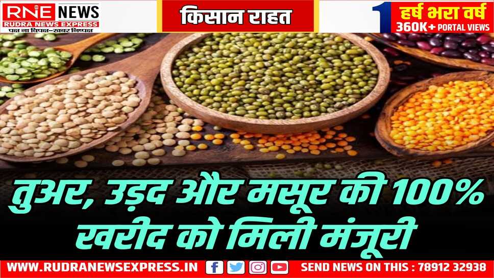 एमएसपी पर 100 प्रतिशत दाल खरीदने का फैसला, केंद्र सरकार ने किसानों को दी बड़ी राहत, कई दालों की मंजूरी