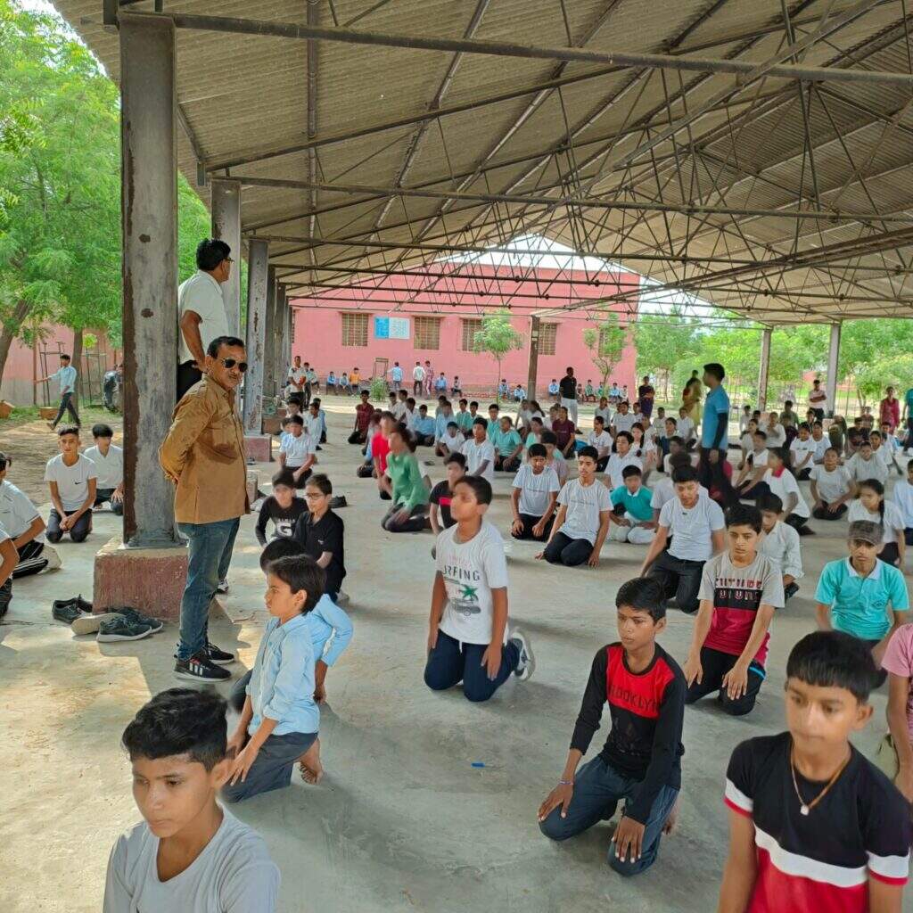 उप जिला शिक्षा अधिकारी बोड़ा ने पूर्वाभ्यास तैयारियों का लिया जायजा