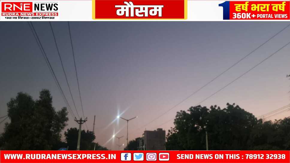 हल्की ठंड थी सुबह में, आसमान साफ, सर्दी अभी दूर