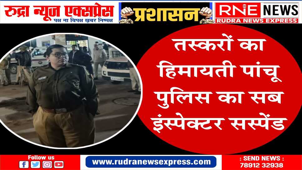 एसपी तेजस्विनी गौतम सख्त, सब इंस्पेक्टर ध्वस्त