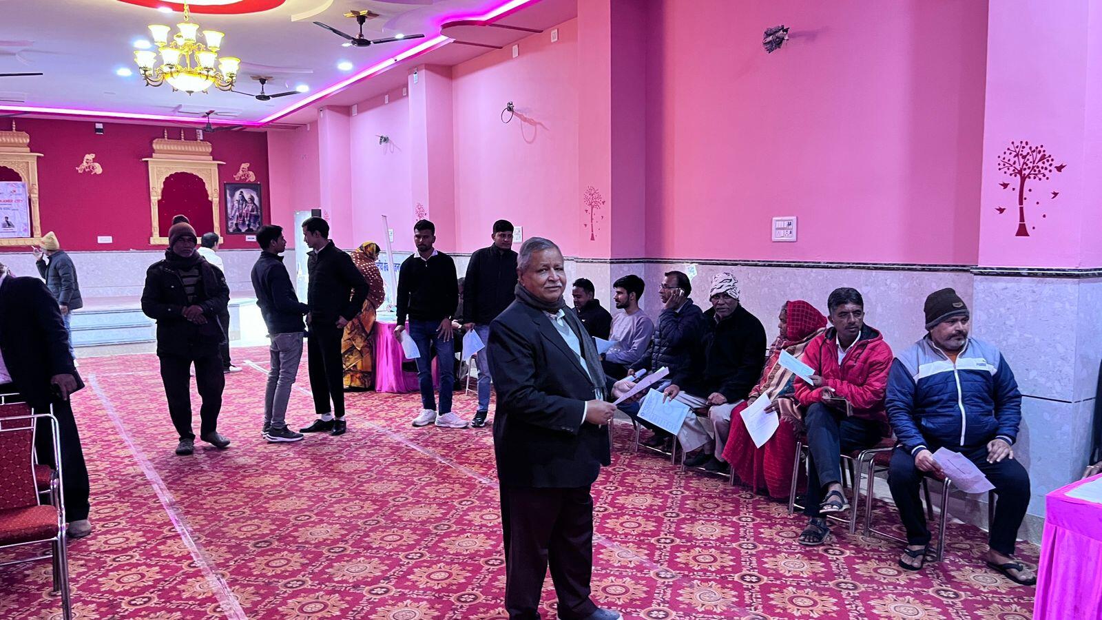 रोटरी क्लब और आचार्य नानेश रोटरी नेत्र के संयुक्त तत्वाधान मे नेत्र जाँच एवं चिकित्सा शिविर का हुआ आयोजन
