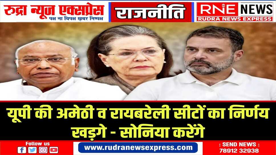 अमेठी-रायबरेली पर सस्पेंस बरकरार, सीडब्ल्यूसी की बैठक में नहीं बनी बात, खड़गे करेंगे फैसला
