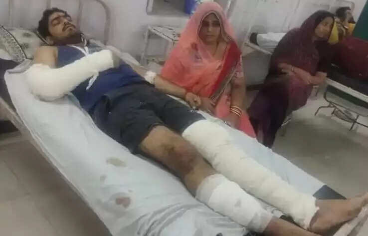 नागौर में मारपीट से घायल युवक की मौत : परिजनों ने किया प्रदर्शन, पुलिस के ढीले रवैये को बताया हत्या का जिम्मेदार