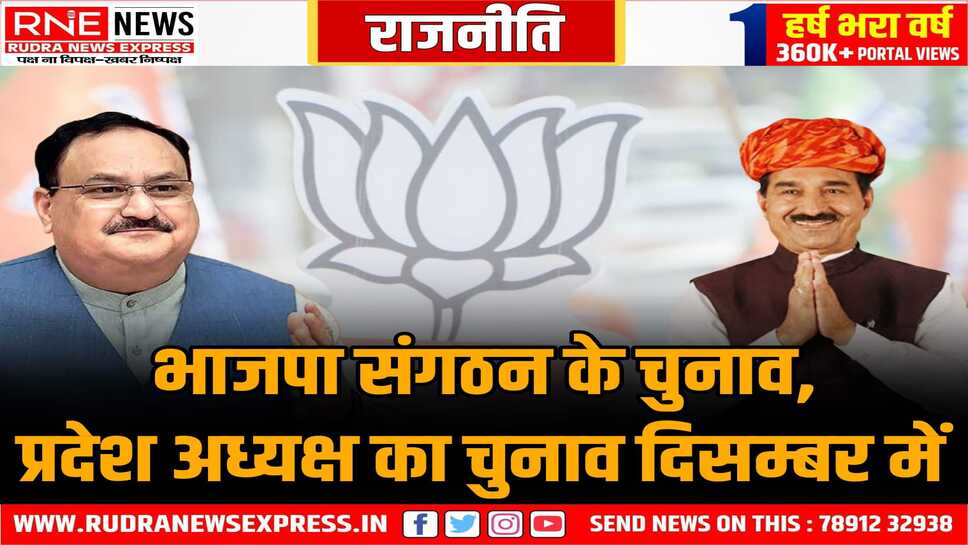 बूथ, मंडल, जिला स्तर पर चुनाव की तैयारी शुरू, राठौड़ को कुछ समय पहले ही बनाया है अध्यक्ष