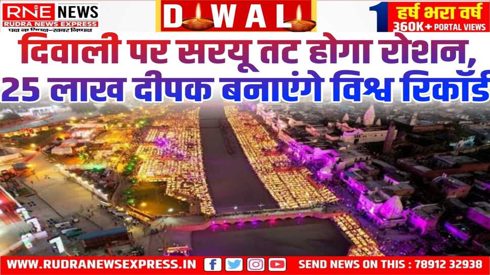 राम मंदिर में 1 लाख दीपक होंगे प्रज्वलित, ड्रोन शो भी होगा अयोध्या में