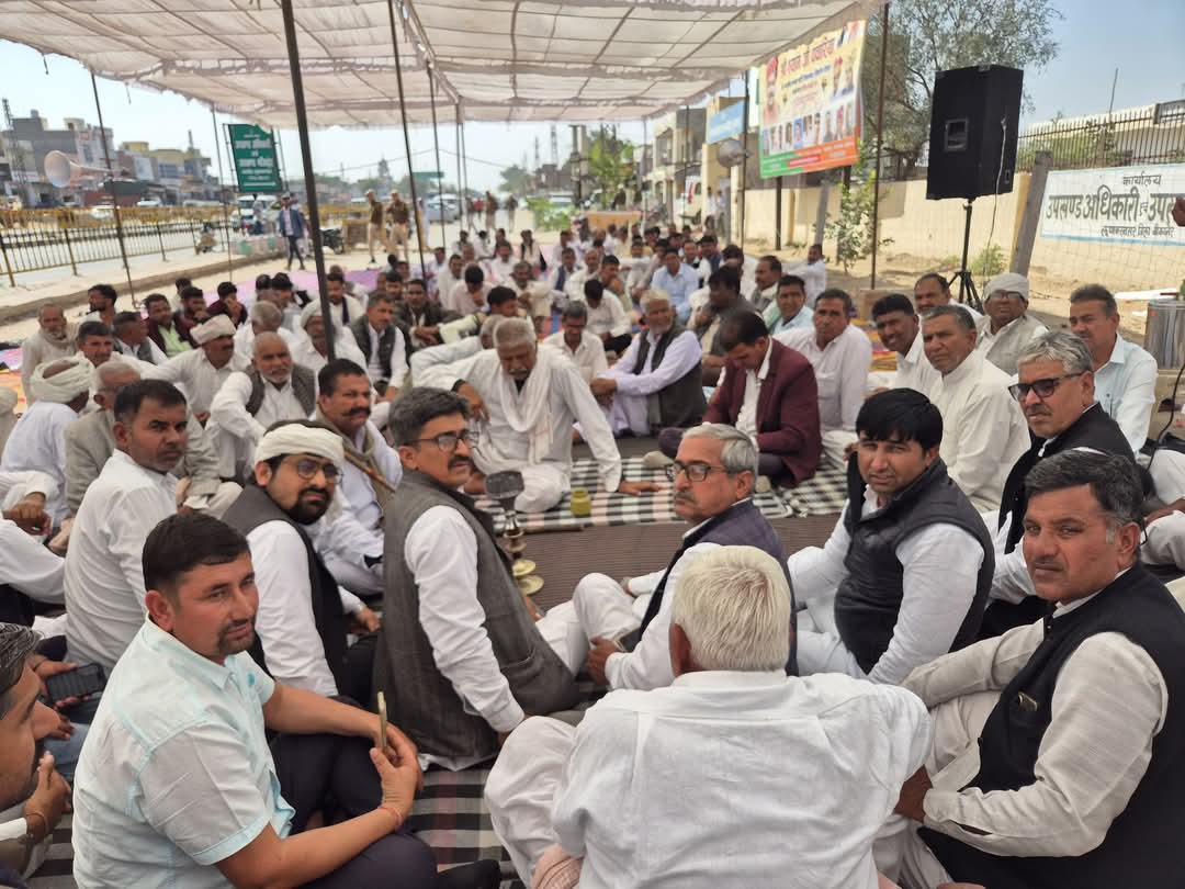 Bikaner : लूणकरणसर में चक्काजाम का आह्वान, हालात देखने पहुंचे कलेक्टर-एसपी