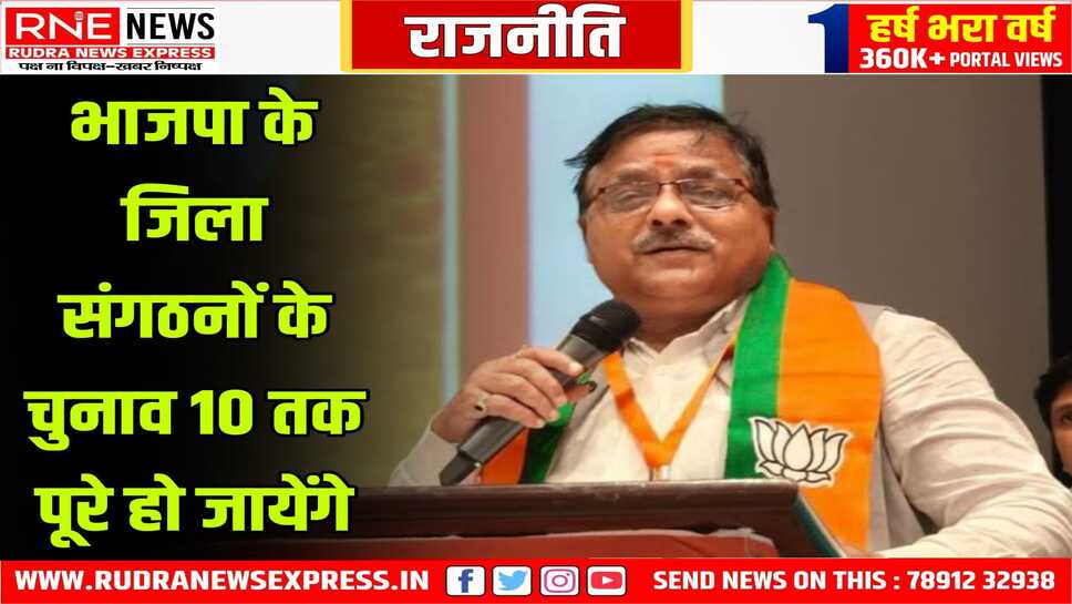 बदल जायेगा जिला संगठनों का पूरा चेहरा, प्रदेश प्रभारी अग्रवाल ने संभावित सूची तैयार की