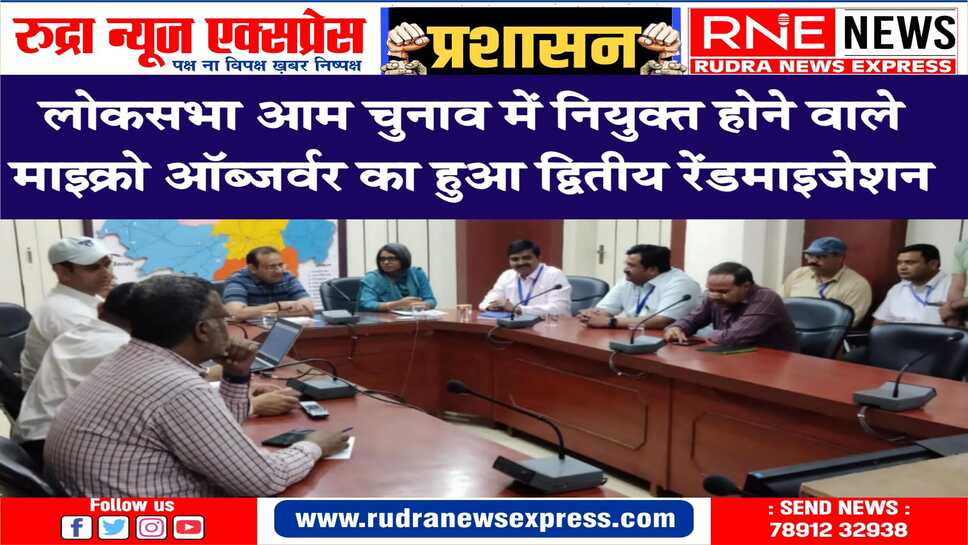 लोकसभा आम चुनाव : जिले में कुल 100 माइक्रो ऑब्जर्वर नियुक्त किए