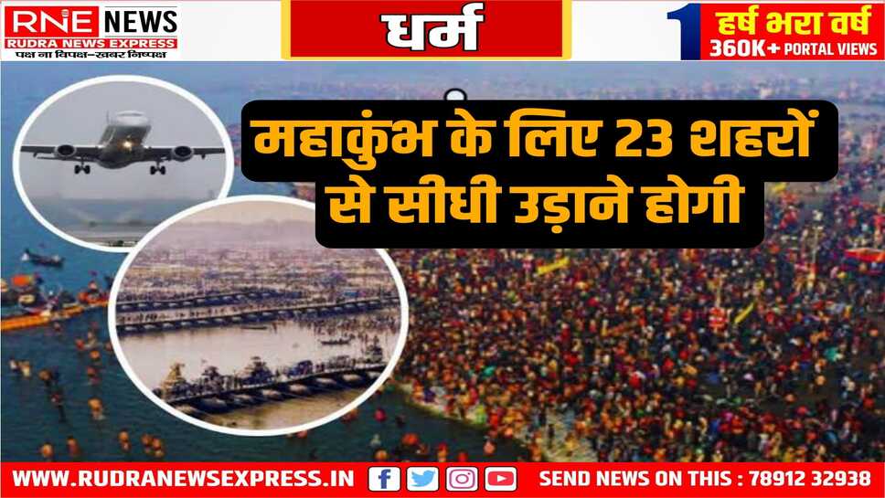 महाकुंभ 2024: श्रद्धालुओं के लिए विशेष हवाई सुविधा