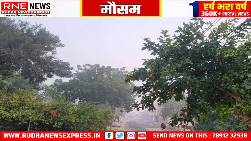 मौसम : हल्की बूंदाबांदी व कोहरे से दिन शुरू, कड़ाके की ठंड
