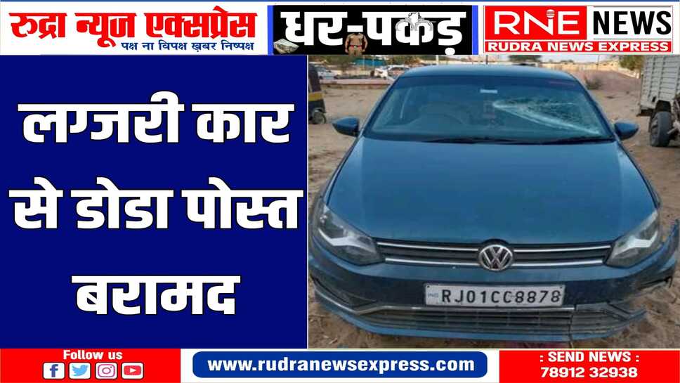 आरोपी कार छोड़कर फरार