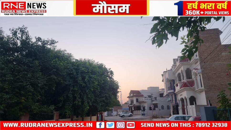 सुबह फिर ठंडी, मंद हवा, आकाश साफ, बदल रहा मौसम