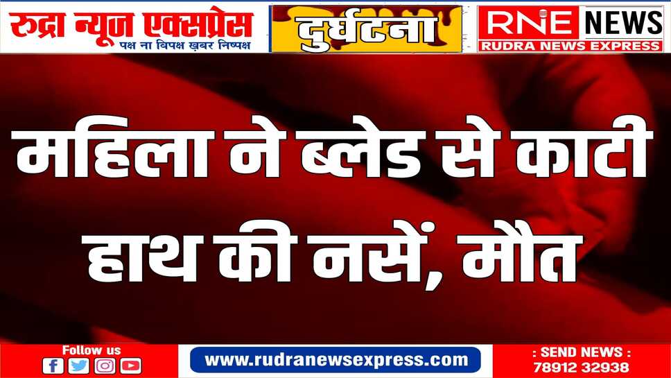 लहूलुहान अवस्था में महिला को पीबीएम अस्पताल लेकर पहुंचे परिजन