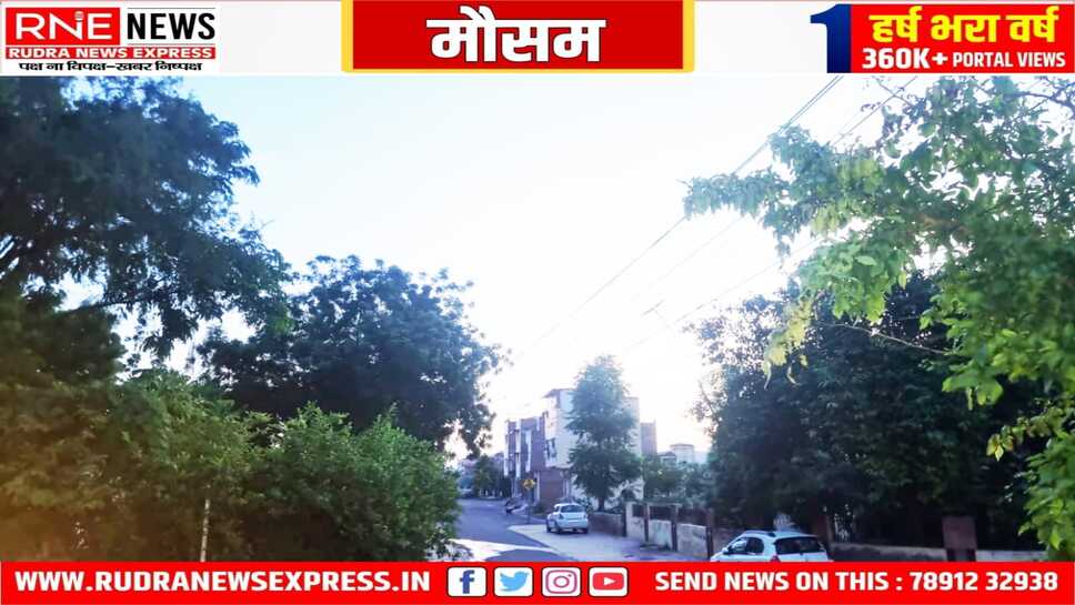 मौसम : खुले आकाश ने हल्की हवाओं के साथ किया बुधवार का स्वागत