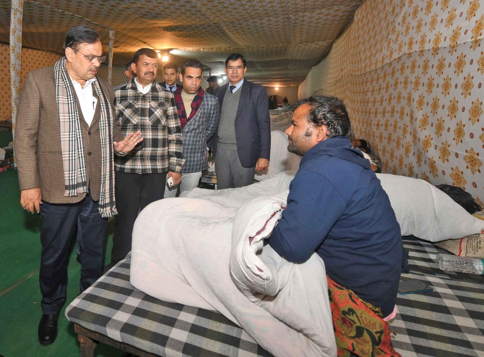 Jaipur : सीएम भाजनलाल देर रात अचानक रैन बसेरे पहुंचे, हिदायत-सभी जरूरतमंदों के ठंड से बचाने के हो इंतजाम