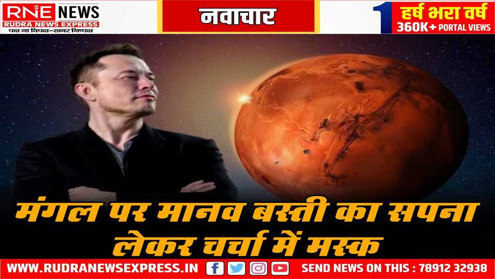 मंगल ग्रह का नाम बदलना चाहते हैं एलन मस्क, मंगल ग्रह को रहने लायक बनाने की कोशिश
