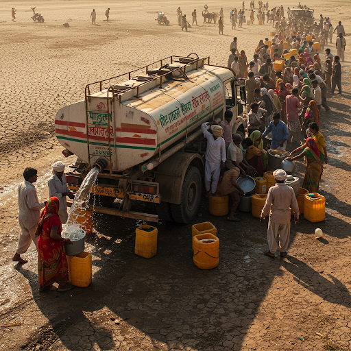 Water Crisis in Bikaner : दो दिन में एक बार मिल रहा पानी, 1000 रुपए तक ले रहे टैंकर वाले!