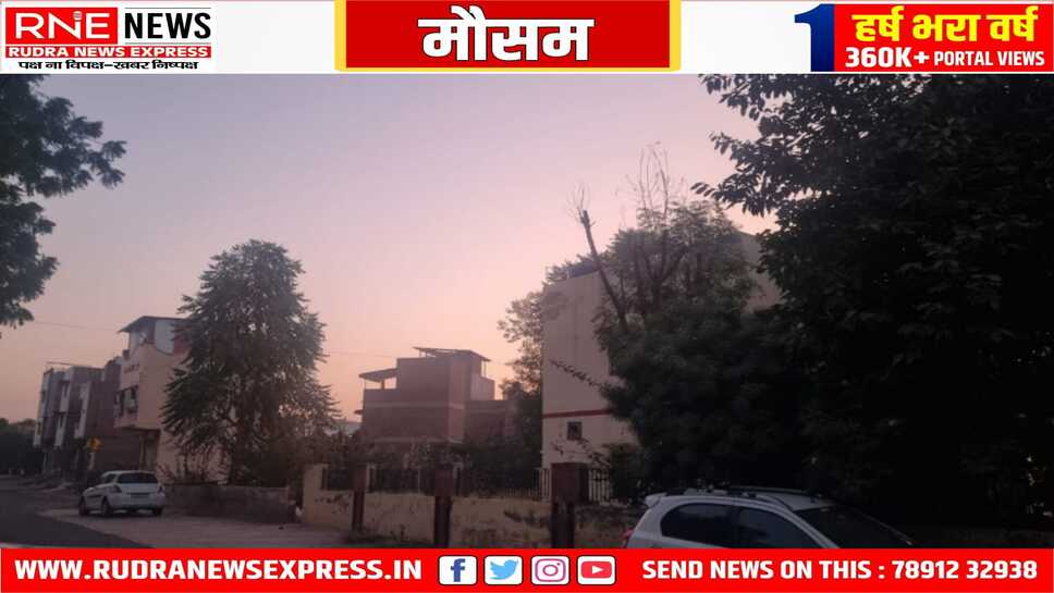 सुबह हल्की ठंडी, हवा नहीं, आसमान साफ