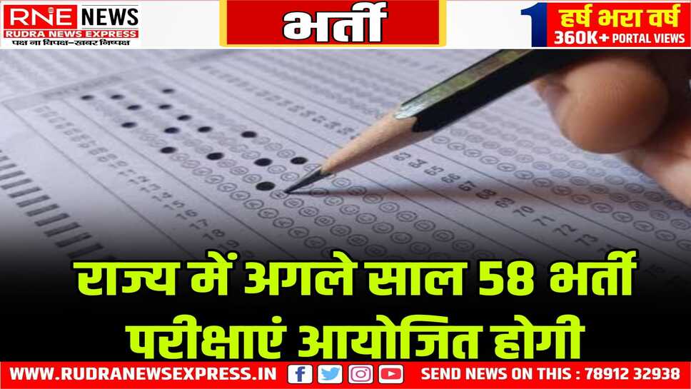 चार भर्ती की तारीख बढ़ाई, कुल 74 भर्ती परीक्षाएं होगी