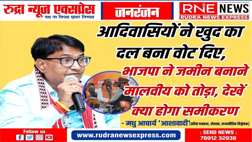 मालवीय के भाजपा में जाने से बांसवाड़ा, उदयपुर में आदिवासी वोटों के कैसे बदलेंगे समीकरण, बड़ा सवाल