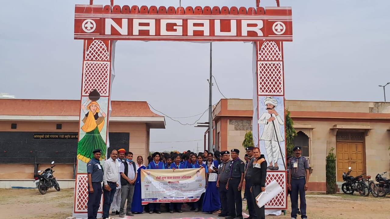 Nagaur : टीबी मुक्त भारत के लिए नागौर में जागरूकता रैली