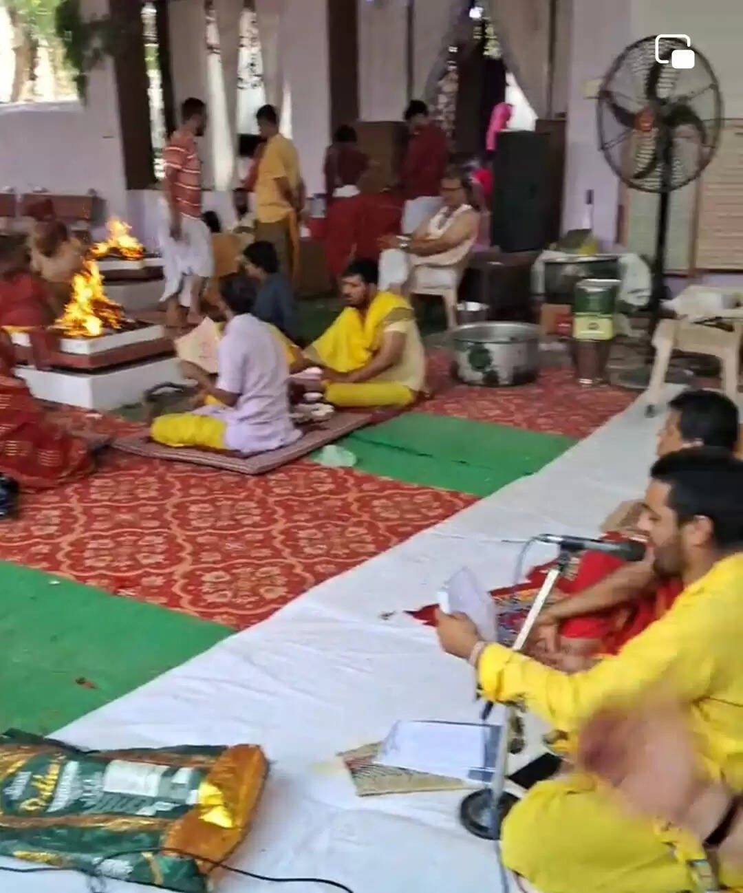 BIKANER : आदि गणेश में महायज्ञ की पूर्णाहुति, कोटगेट पर द्वार गणेश पूजन