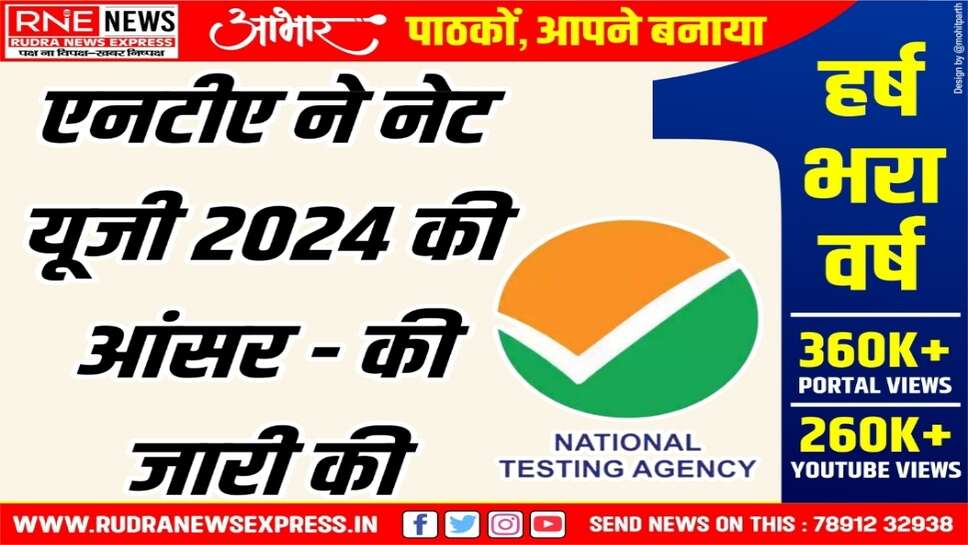 NTA ने आंसर- की, स्कैण्ड ओएमआर इमेज तथा रिकार्डेड रेस्पांसिज जारी की