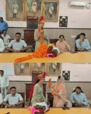 आरजेएस टॉपर राधिका बंसल के बारे में यह बोली बीकानेर मेयर सुशीला, ऐसा रहा टॉपर राधिका का जवाबी भाषण