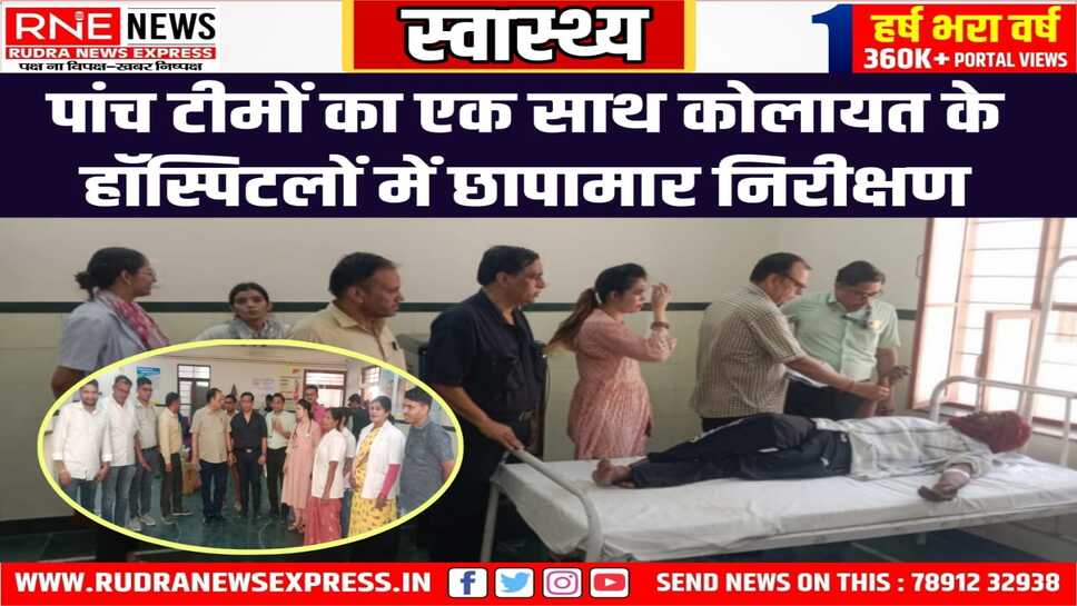 Kolayat : 06 डॉक्टर, 12 कर्मचारी अनुपस्थित, नोटिस जारी