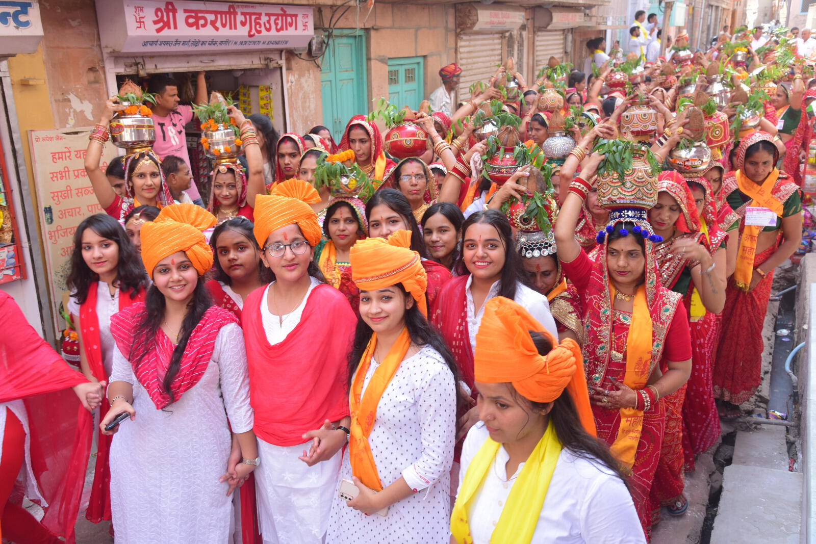 अजमीढ़जी जयंती : Nagaur में निकली शोभायात्रा में कलशधारी महिलाओं ने मंगलगीत गाये