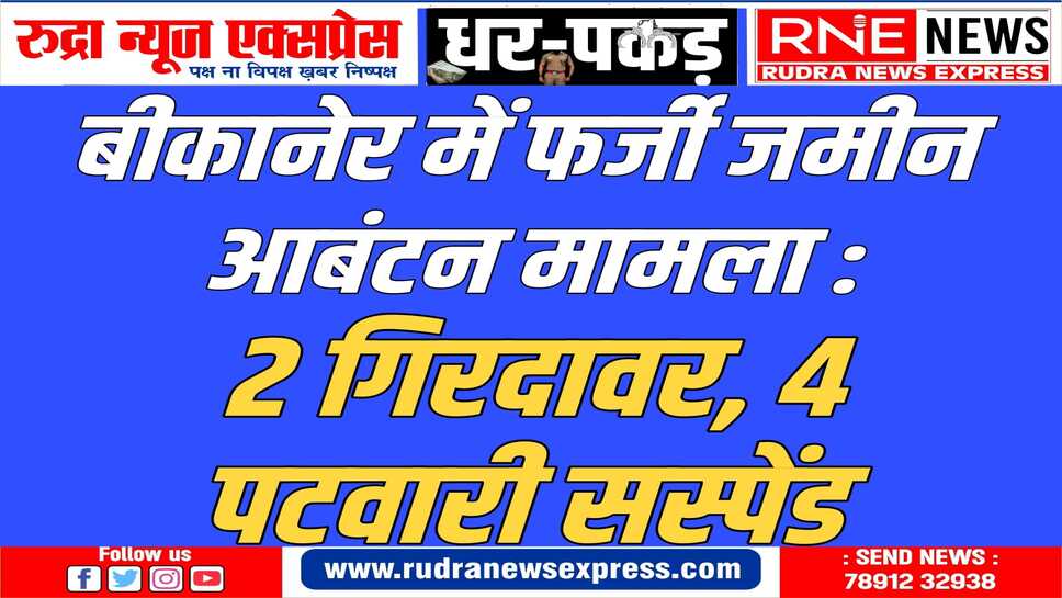 जमीन घोटाले में ज़िला कलेक्टर का बड़ा एक्शन,कई और अधिकारियों पर भी गिर सकती है गाज