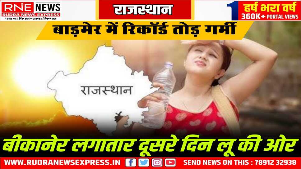 Rajasthan Weather: दोपहर 12 बजे तक सबसे ज्यादा 41 डिग्री तापमान बीकानेर में