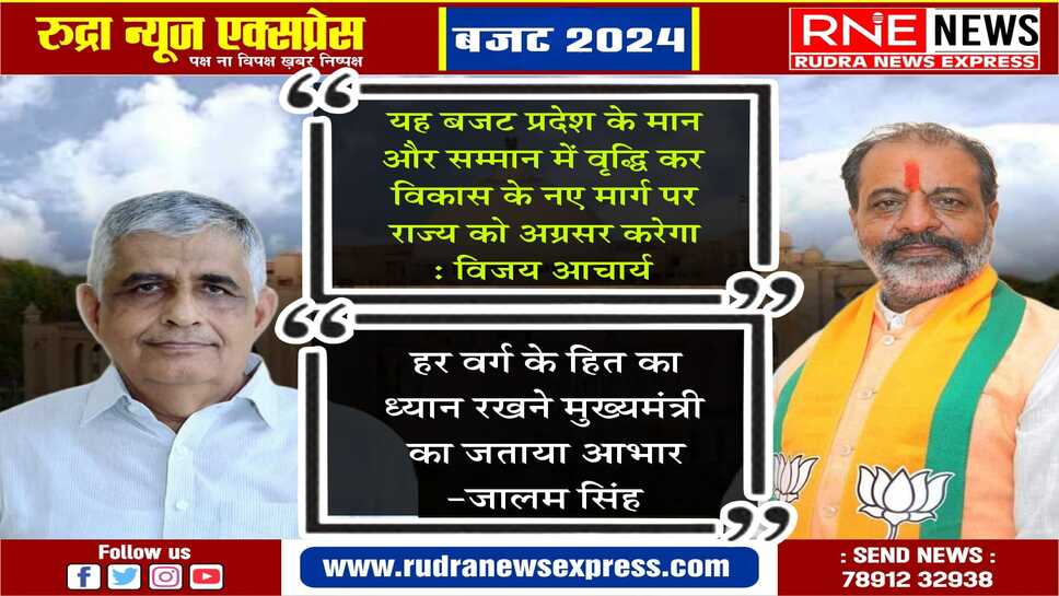 बीकानेर भाजपा नेताओं ने बजट को राजस्थान में सेवा-सम्मान-समृद्धि का बजट बताया