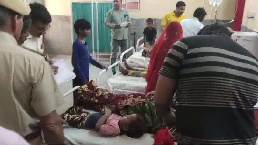 BIKANER : एक ही परिवार के दस जने आए चपेट में