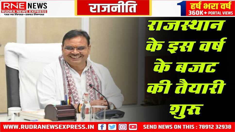 राजस्थान बजट 2025-26: जनता से सुझाव मांगे गए