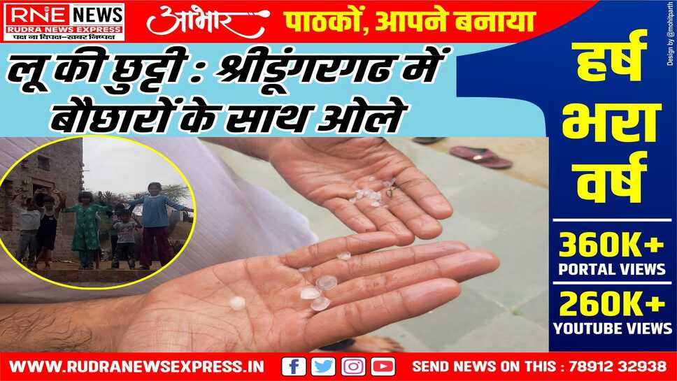 बारिश का ORANGE ALERT : बीकानेर संभाग सहित नौ जिलों में बारिश