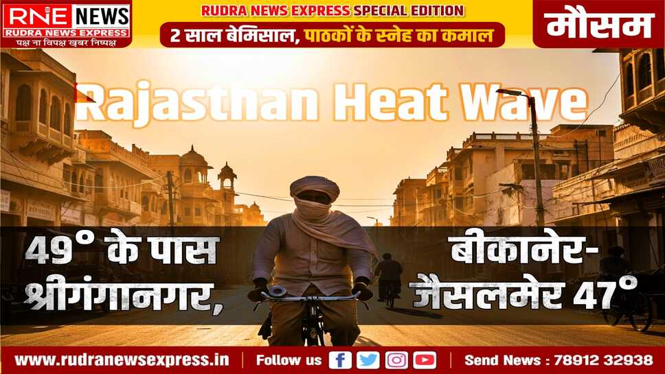 Heatwave : टंकियों से खौलता पानी, सड़कें पिघली, हॉस्पिटल में रोगियों की कतार